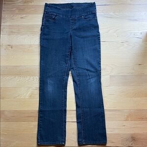 Jag Jeans Women's Indigo Pull On Straight Leg Jeans